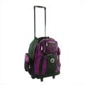 Transworld Roll-Away Deluxe Rolling Backpack- Purple 738131-PUR